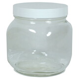 Frontier Co-op 8730 60 oz. Traditional Bulk Glass Jar 60 oz.
