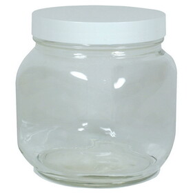 Frontier Co-op 8730 60 oz. Traditional Bulk Glass Jar 60 oz.