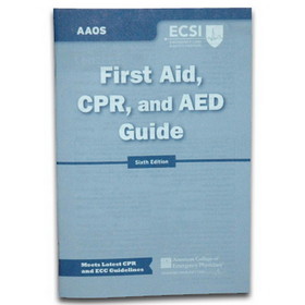 Jones and Bartlett First Aid & CPR Guide - Sixth Edition