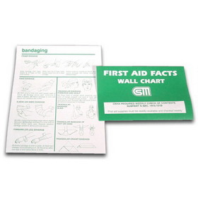 Fieldtex First Aid Facts Wall Chart (25 Pack)