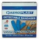 AeroPlast Blue Metal Detectable Plastic Bandages 1