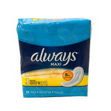Always Always Maxi Pads (24/pk) Regular