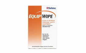 Safetec EquipWipes Alcohol Free Cleaning Wipes (100/bx)