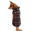 GOGO Plaid Dog Vest Winter Coat Reversible British Style Warm Dog Apparel, Waterproof Dog Jacket for Small Medium Large Dogs