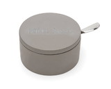 Fox Run 11712 Fox Run 11712 Cement Dual Chamber Salt Cellar, Divided Compartments with Lid and Spoon, 3.75