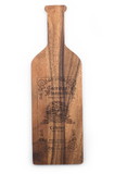 Ironwood Gourmet 28441E330 Wine Bottle Paddle Board, Acacia Wood, Cabernet Engraving