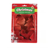 Fox Run 3552 Christmas Cookie Cutter Set, 4-Piece