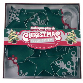 Fox Run 3648 Christmas Cookie Cutter Set, 7-Piece