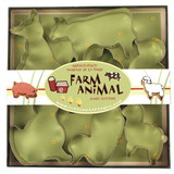 Fox Run 3651 Farm Animal Cookie Cutter Set, Stainless Steel, 7-Piece