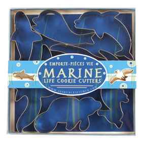 Fox Run 3655 Marine Life Cookie Cutter Set, Stainless Steel, 7-Piece