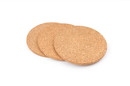 Fox Run 4440 Round Cork Trivets for Dishes, Pots, Pans and Plants, Set of 3 Hot Pads, 7.25