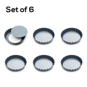 Fox Run 44460 Set of 6 Mini Tart Pans