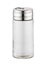 Fox Run 5167 Glass Spice Jar with Stainless Steel Shaker Lid, 6 Ounce