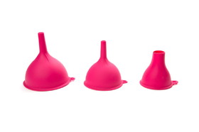 Farm to Table 6072 Silicone Canning Funnels, Set of 3