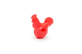 Fox Run 6283 Rooster Pot Clip/Spoon Holder, Silicone