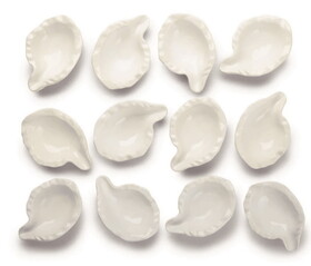 OUTSET 76329 Ceramic Oyster Shells, s/12