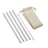 Outset 76623 Straight Stainless Steel Straw Natural Bag