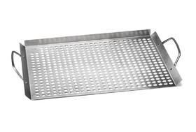 Outset 76632 Outset Stainless Steel Grill Topper Grid, 11 x 17-inch