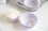 Fox Run 8033 Purple Gingham Bunny Bake Cups, 50 Count