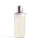 Jarware 82668 Stainless Steel Cocktail Shaker Lid For Wide Mouth Mason Jars