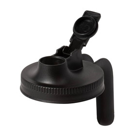Jarware 82687 Jarware Black Spout Lid With Handle, Set of 2, Wide Mouth