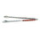 Outset QB22 Rosewood Collection Extra-Long Locking Tongs, Stainless Steel