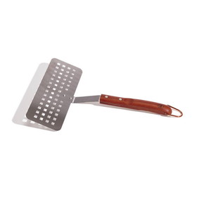 Outset QB59 Rosewood Collection Slotted Fish Spatula, Stainless Steel