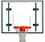 GARED 3050RG 42" x 54" Auxiliary Rectangular Glass Side Court Backboard, Price/each