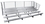 GARED GSNB0521 5-Row Fixed Spectator Bleacher without Aisle, 10" Plank, 21 Ft, Price/each
