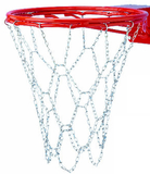 GARED SCN Steel Chain Basketball Net for Double Bumped-Ring Goals