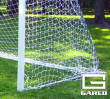 GARED SN612-3W 6' X 12' Touchline Soccer Net, 3 MM, White