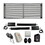 ALEKO 12DMIL1300ACC-AP Automated Steel Dual Swing Driveway Gate and Gate Opener Complete Kit - MILAN Style - 12 x 6 Feet - ETL Listed