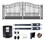 ALEKO 16DVEN1700ACC-AP Automated Steel Dual Swing Driveway Gate and Gate Opener Complete Kit - Venice Style - 16 x 6 Feet