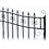 ALEKO 16DVEN1700ACC-AP Automated Steel Dual Swing Driveway Gate and Gate Opener Complete Kit - Venice Style - 16 x 6 Feet