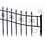 ALEKO 18DVEN1700ACC-AP Automated Steel Dual Swing Driveway Gate and Gate Opener Complete Kit - Venice Style - 18 x 6 Feet