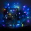 ALEKO 2EL50LEDCROWNRGB-AP Electric Extendable Flashing Lights - 50 LED - 19.5 Feet - Multicolored Crown - Set of 2