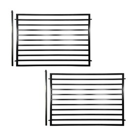 ALEKO 2FENCEMIL-AP 2-Panel Fence Kit - MILAN Style - 8x5 ft. Each