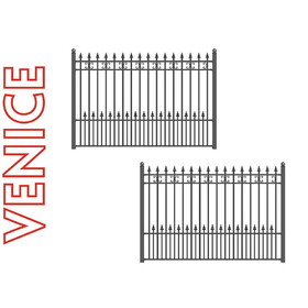 ALEKO 2FENCEVEN-AP 2-Panel Fence Kit - VENICE Style - 8x5 ft. Each