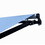 ALEKO AB10X8LBLUE068-AP 10 x 8 ft. Retractable Patio Awning - Black Frame - Sky Blue Fabric