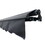 ALEKO ABM16X10GY80-AP Motorized Retractable Black Frame Patio Awning 16 x 10 Feet - Gray