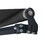 ALEKO ABM20X10BK81-AP Motorized Retractable Black Frame Patio Awning 20 x 10 Feet - Black