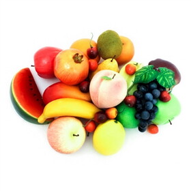 ALEKO AFA1-AP Decorative Artificial Variegated Fruits - Pack of 32