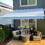 ALEKO AW12X10LBLUE068-AP 12 x 10 ft. Retractable Patio Awning - White Frame - Sky Blue Fabric