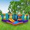 ALEKO BHPLAY-AP Extra Large Inflatable Playtime Bounce House with Splash Pool and Slide