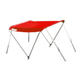 ALEKO BSTENT250R-AP Summer Canopy Tent for Inflatable Boats 8.5 ft long - Red