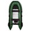 ALEKO BT380GR-AP Inflatable Boat with Aluminum Floor - 12.5 ft - Dark Green