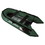ALEKO BT380GR-AP Inflatable Boat with Aluminum Floor - 12.5 ft - Dark Green