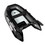ALEKO BTSDAIR250BK-AP Inflatable Air Floor Fishing Boat - 8.4 Foot - Black