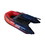 ALEKO BTSDSL250RBK-AP Inflatable Boat with Pre-Installed Slide Floor - 8.4 ft - Red and Black