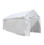 ALEKO CP1020NSKIT-AP Heavy Duty Steel Frame Carport Kit with Polyethylene Removable Walls - 10 x 20 Ft - White